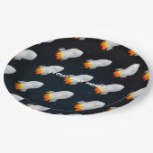 Assiettes En Carton Fête à thème spatial personnalisée (Angle)