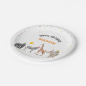 Assiettes En Carton Fête Animaux Safari Zoo Party Boy Wild Birthday