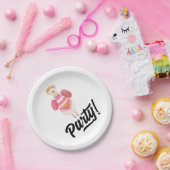 Assiettes En Carton Fête ! Aquarelle Llama (Fête)