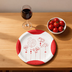 Assiettes En Carton Fête bébé livraison spéciale pizza