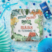 Assiettes En Carton Fête comme un dinosaure fête d'anniversaire (Fête)