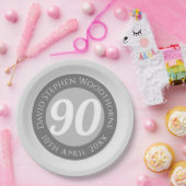 Assiettes En Carton Fête commémorative du 90e anniversaire (Fête)