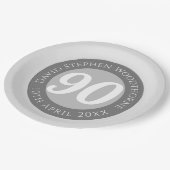 Assiettes En Carton Fête commémorative du 90e anniversaire (Angle)