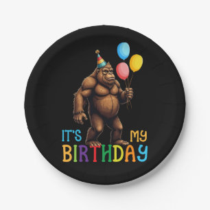 Assiettes En Carton Fête d’anniversaire de Bigfoot - C’est mon anniver
