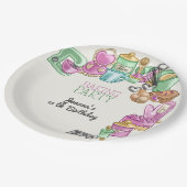 Assiettes En Carton Fête d'anniversaire (Angle)