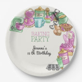 Assiettes En Carton Fête d'anniversaire (Devant)