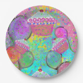 ASSIETTES EN CARTON FÊTE D'ANNIVERSAIRE (Devant)