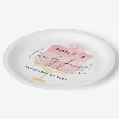 Assiettes En Carton Fête d'anniversaire 21st Anniversaire (Angle)