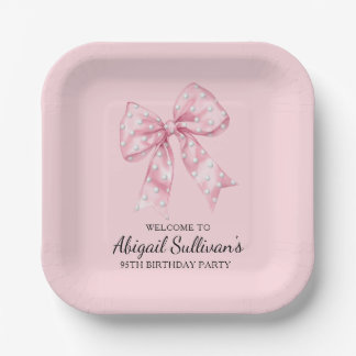 Assiettes En Carton Fête d'anniversaire 95 ans thème golf Balle de gol