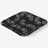 Assiettes En Carton Fête d'anniversaire à vélo (Angulaire)
