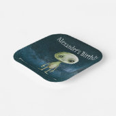 Assiettes En Carton Fête d'anniversaire Alien (Angulaire)