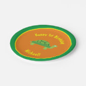 Assiettes En Carton Fête d'anniversaire animale de plaques à papier de (Angle)