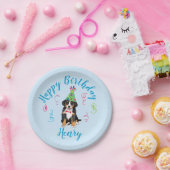 Assiettes En Carton Fête d'anniversaire Berner Plaque papier (Fête)