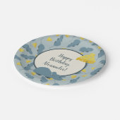 Assiettes En Carton Fête d'anniversaire Blue Mice and Cheese (Angle)