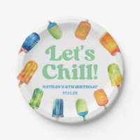 Fête d'anniversaire Chill Blue Retro Popsicle