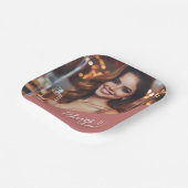 Assiettes En Carton Fête d'anniversaire de 25 ans (Angulaire)