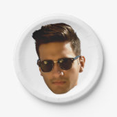 Assiettes En Carton Fête d'anniversaire de Bachelorette avec découpe d (Devant)