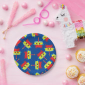 Assiettes En Carton Fête d'anniversaire de Crab Beach (Fête)