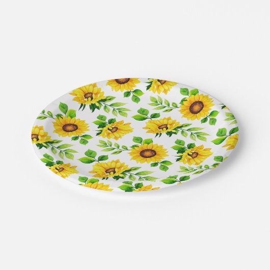 Assiettes En Carton Fête d'anniversaire de ferme rustique au motif tou (Angle)