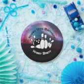 Assiettes En Carton Fête d'anniversaire de Galaxy Bowling (Fête)