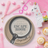 Assiettes En Carton Fête d'anniversaire de la chambre d'évasion (Fête)