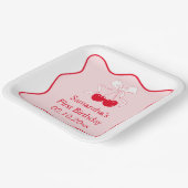 Assiettes En Carton Fête d'anniversaire de la Charry (Angulaire)