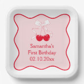 Assiettes En Carton Fête d'anniversaire de la Charry (Recto)