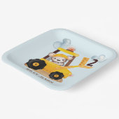 Assiettes En Carton Fête d'anniversaire de la construction (Angulaire)