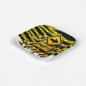 Assiettes En Carton Fête d'anniversaire de la construction (Angulaire)