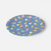 Assiettes En Carton Fête d'anniversaire de la crème glacée (Angle)