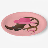 Assiettes En Carton Fête d'anniversaire de la fille (Angle)