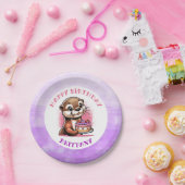 Assiettes En Carton Fête d'anniversaire de la fille à thème Otter (Fête)
