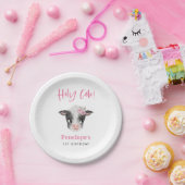 Assiettes En Carton Fête d'anniversaire de la Sainte Vache (Fête)