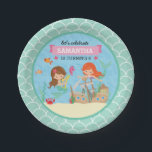 Assiettes En Carton Fête d'anniversaire de la sirène<br><div class="desc">Votre petite princesse de la mer peut célébrer son grand jour avec notre super mignonne plaque d'anniversaire de sirène. Doté d'adorables sirènes entourées de créatures marines amicales prêtes à l'extravagance sous la mer. N'oubliez pas de jeter un coup d'oeil à notre collection de fournitures pour fêtes d'anniversaire de sirène. Ne...</div>