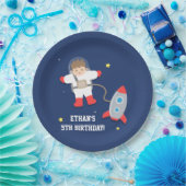 Assiettes En Carton Fête d'anniversaire de l'astronaute spatial Rocksh (Fête)