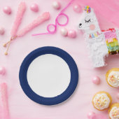 Assiettes En Carton Fête d'anniversaire de l'enfant bleu (Fête)