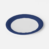 Assiettes En Carton Fête d'anniversaire de l'enfant bleu (Angle)