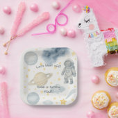 Assiettes En Carton Fête d'anniversaire de l'espace cosmique | Rocket  (Fête)