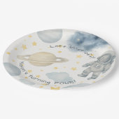 Assiettes En Carton Fête d'anniversaire de l'espace cosmique | Rockets (Angle)