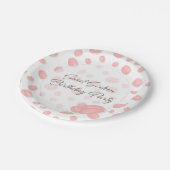 Assiettes En Carton Fête d'anniversaire de Macaron (Angle)