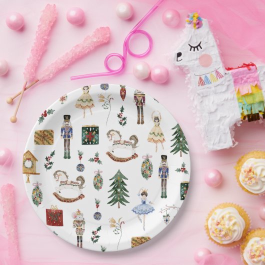 Assiettes En Carton Fête d'anniversaire de Noël de Nutcracker (Fête)