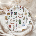 Assiettes En Carton Fête d'anniversaire de Noël de Nutcracker<br><div class="desc">Basse-noisette ballerine fête d'anniversaire de Noël Plaques papier Les articles correspondants sont disponibles.</div>