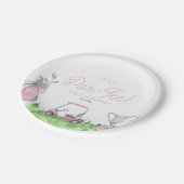 Assiettes En Carton Fête d'anniversaire de Par-Tee Pink Golf (Angle)