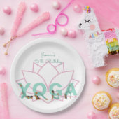 Assiettes En Carton Fête d'anniversaire de Yoga (Fête)