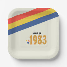 Fête d'anniversaire des 80 ans, Fabriqué en 1983 R
