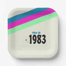 Fête d'anniversaire des 80 ans, Fabriqué en 1983 R