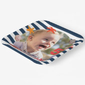 Assiettes En Carton Fête d'anniversaire des marins d'été pour enfants (Angulaire)