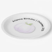 Assiettes En Carton Fête d'anniversaire d'Halloween | Conception Citro (Angle)