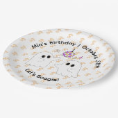 Assiettes En Carton Fête d'anniversaire d'Halloween | Conception Citro (Angle)