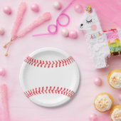 Assiettes En Carton Fête d'anniversaire du baseball (Fête)